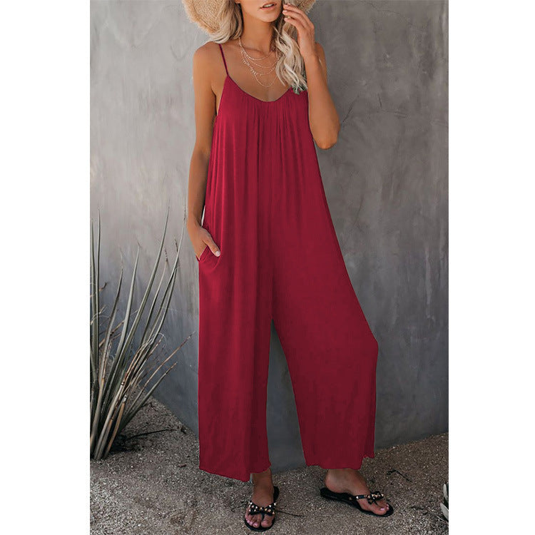 Dame Bohemian Løst Sidende Jumpsuit Stilla