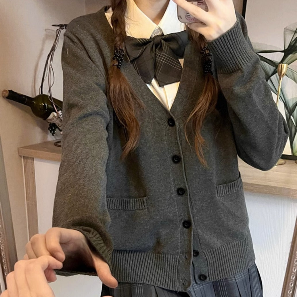Femme Sejlkrave Cardigan med Sløjfedetalje Stilla