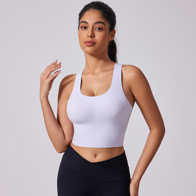 Dame Sport-BH med elegant krydsbånd-design og åndbar funktion Stilla
