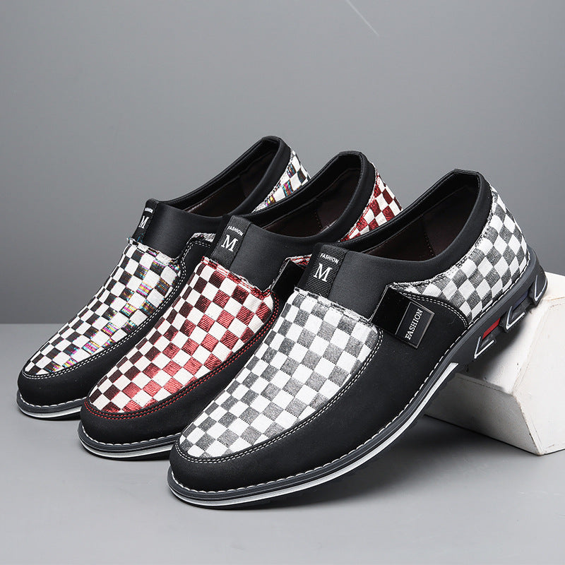Herre stilfulde slippers skakbræt sneakers Stilla