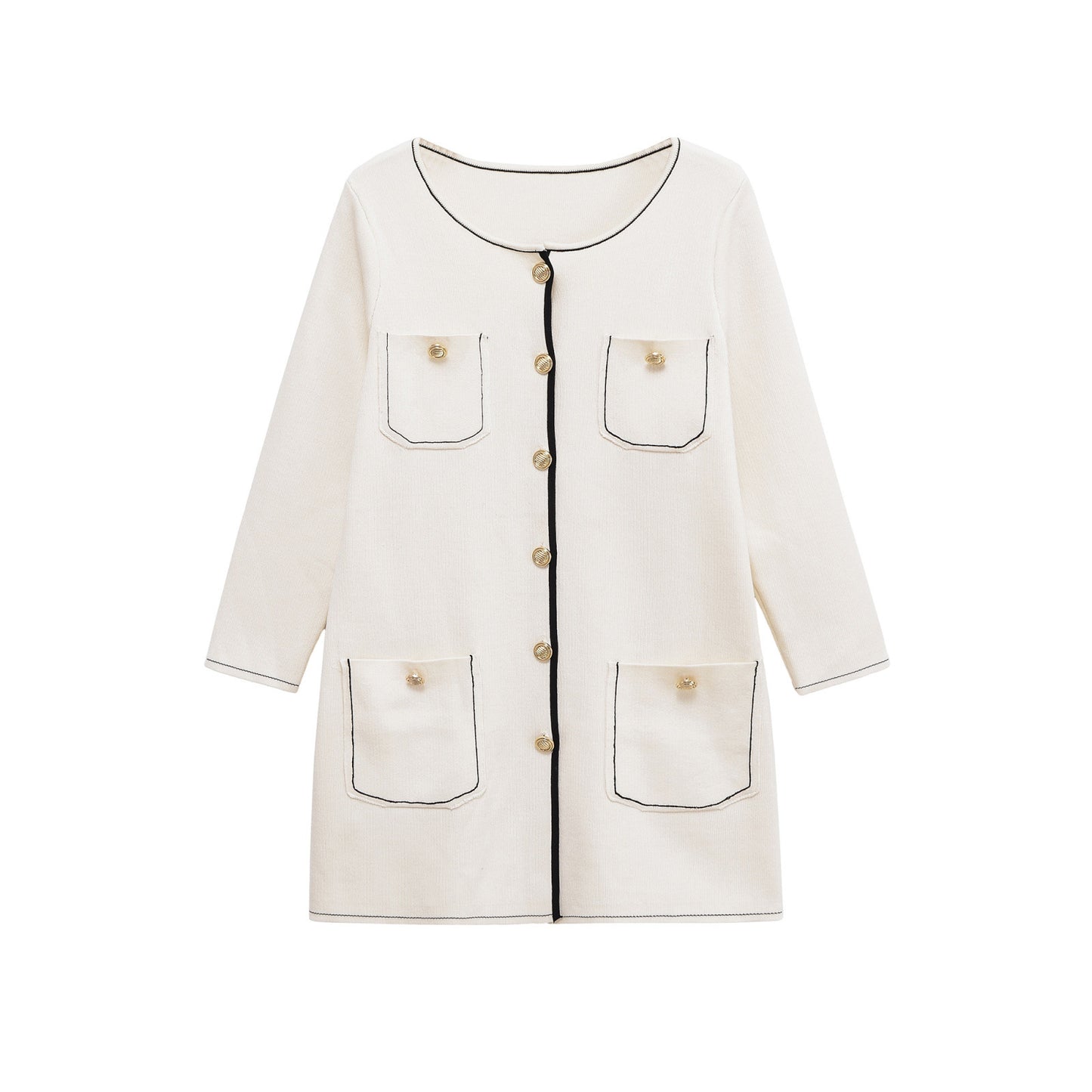 Dame elegant jakke med praktiske lommer og fine knapdetaljer Stilla