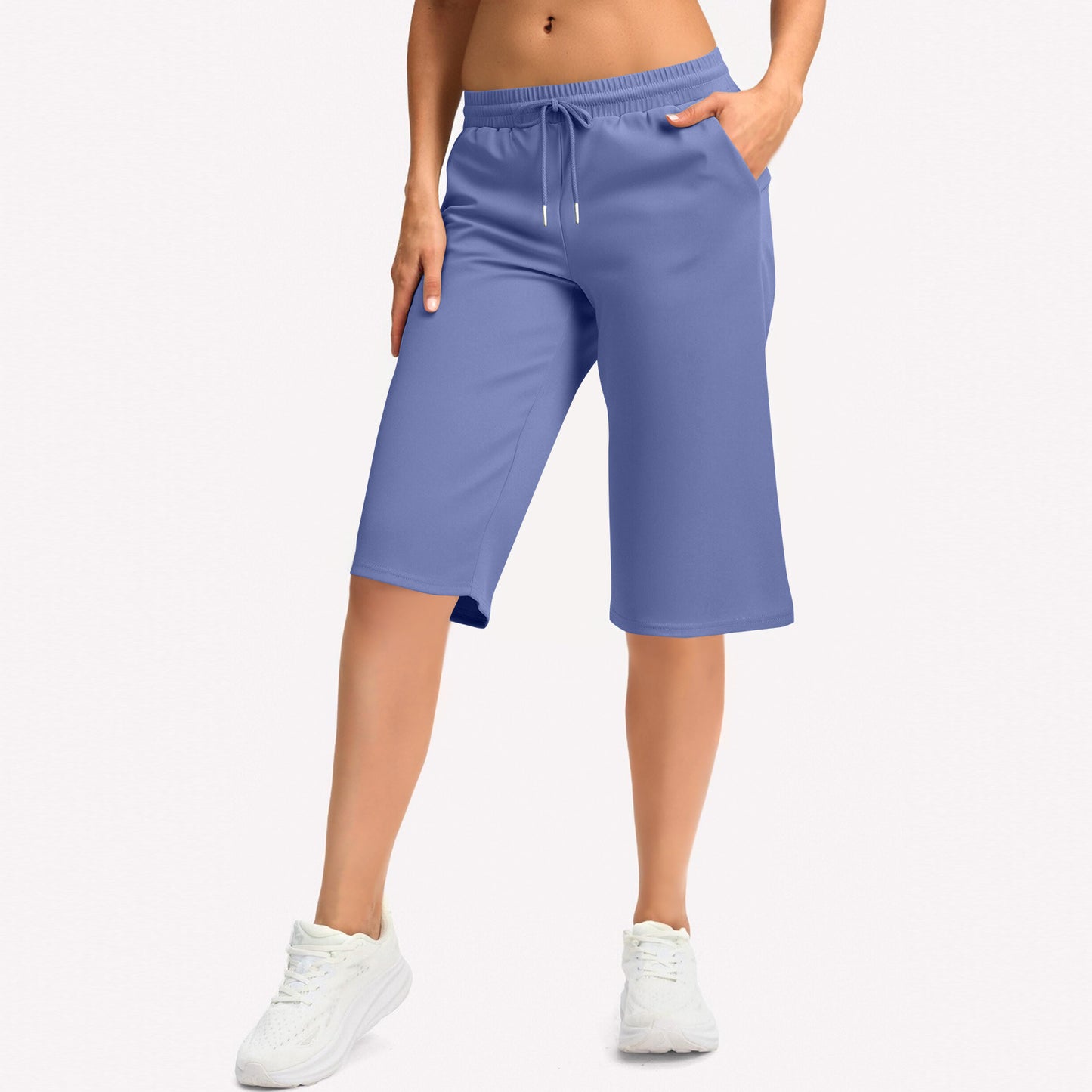 Dame Sporty Bermudashorts med praktiske lommer Stilla