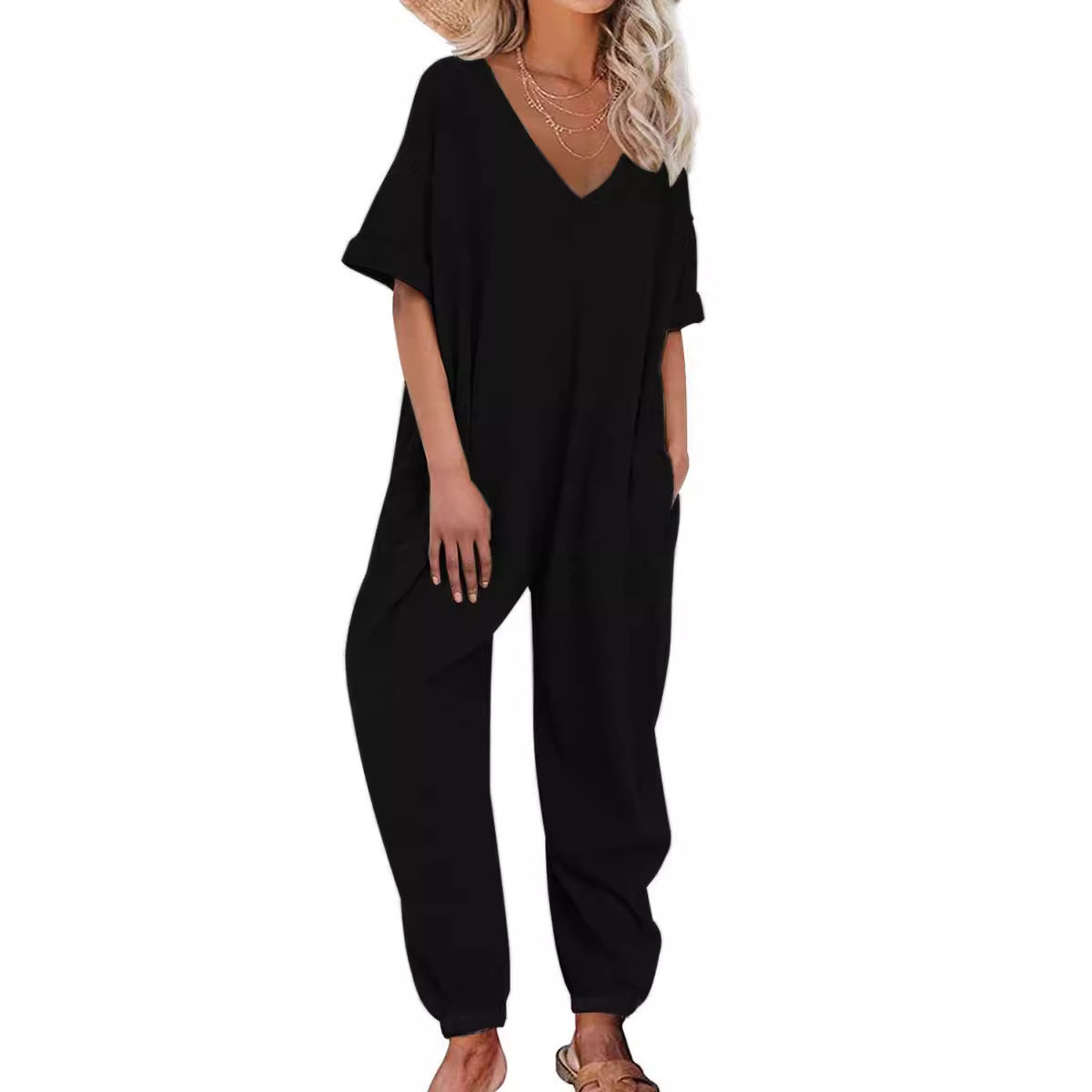 Dame blød og komfortabel jumpsuit Stilla