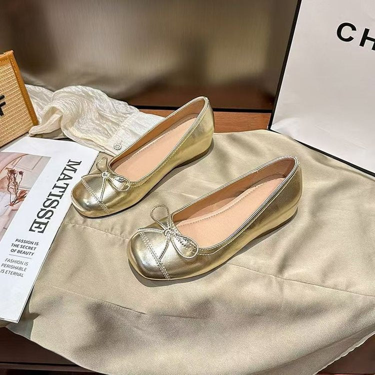 Dame Ballerinas med modeshøjdepunkts detaljer og høj kvalitets sål Stilla