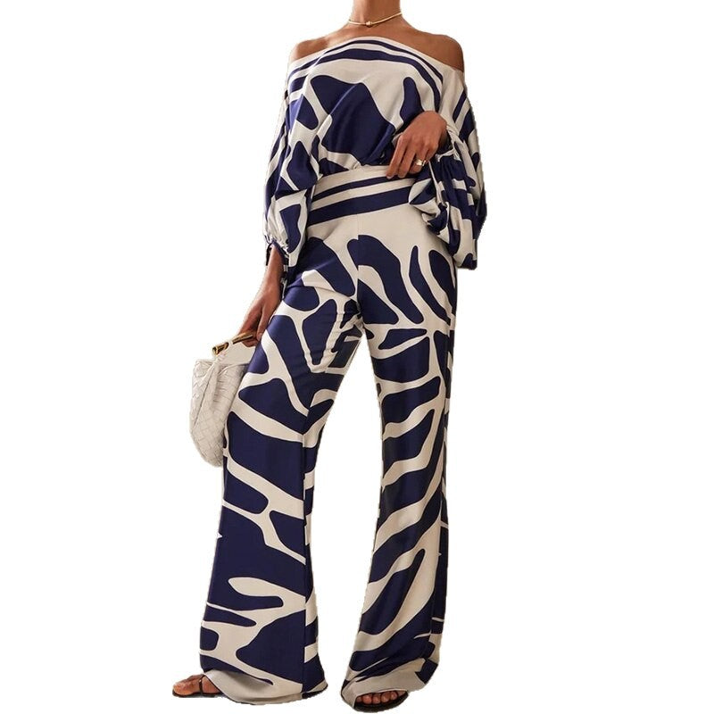 Dame Off-Shoulder Bredbenet Jumpsuit Stilla