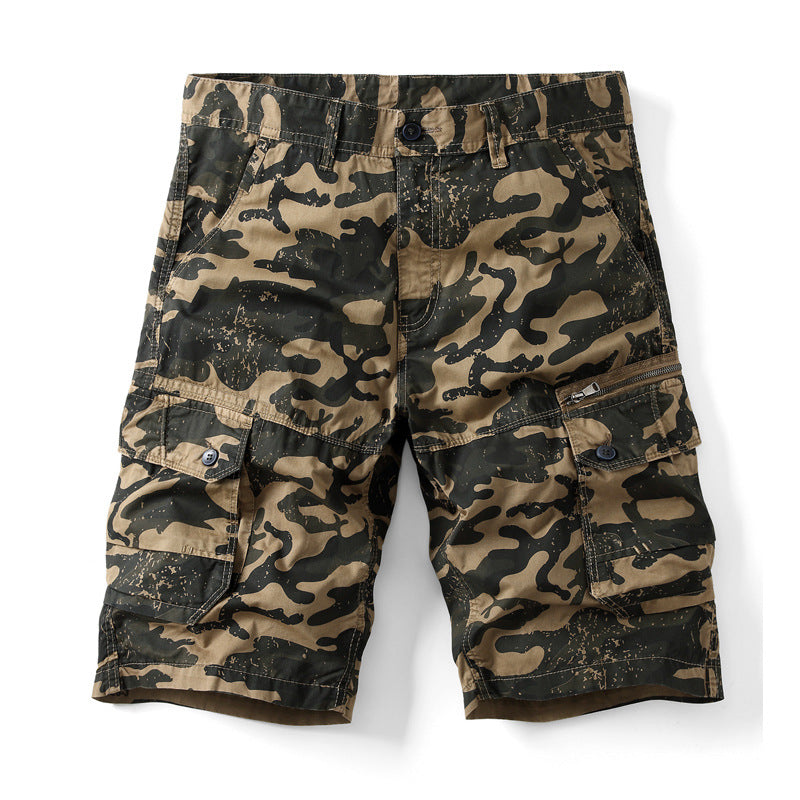 Herre Cargo Shorts med Utility-lommer Stilla
