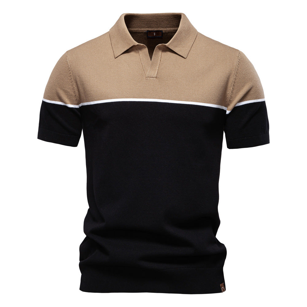Herrer polo skjorter med moderne farveblok design Stilla