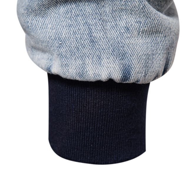 Herrer vinterjakke i denim-stil med hyggelig krave Stilla