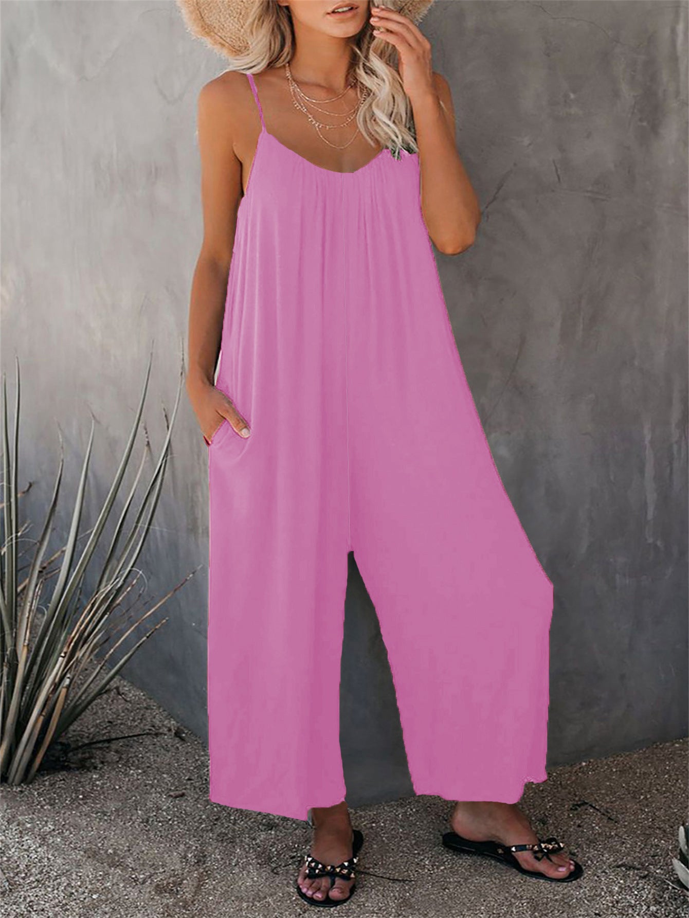 Dame Bohemian Løst Sidende Jumpsuit Stilla