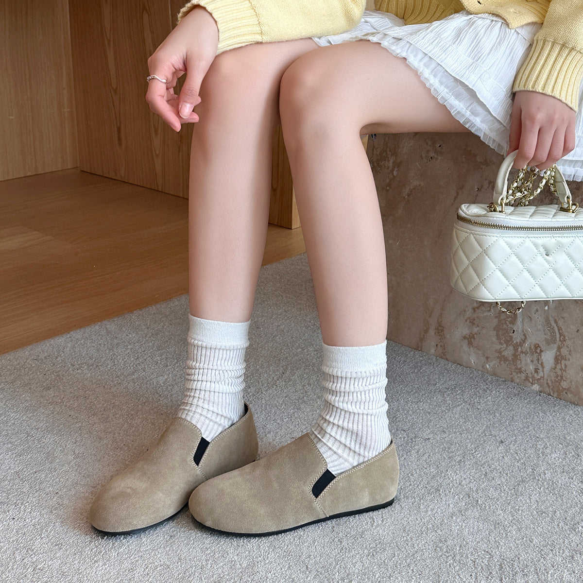 Femme SUEDE Slipper Mules Stilla