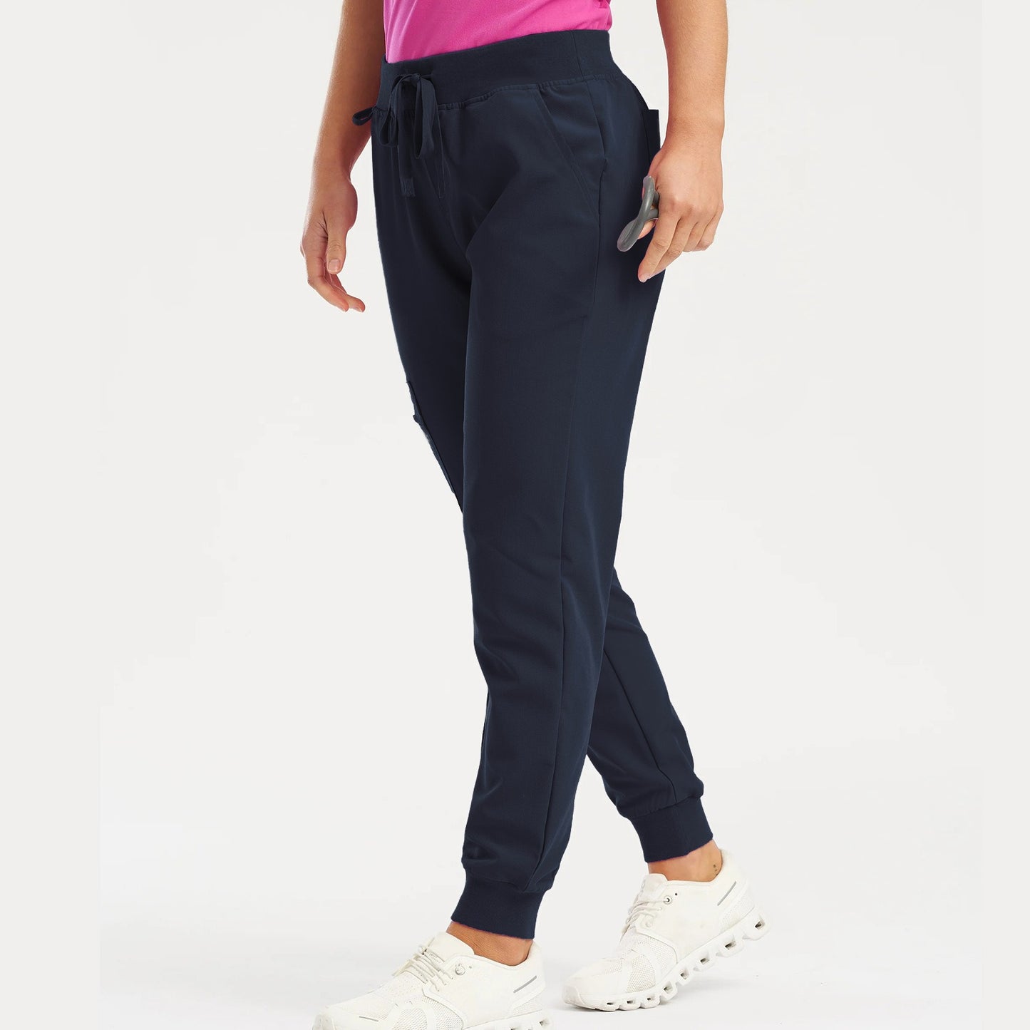 Dame Sporty Cargo-Bukser med elastisk talje og praktiske lommer Stilla