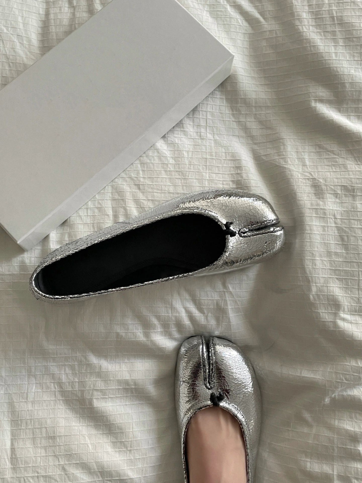 Dame Elegant Ballerina Slip-On Flade Sko Stilla