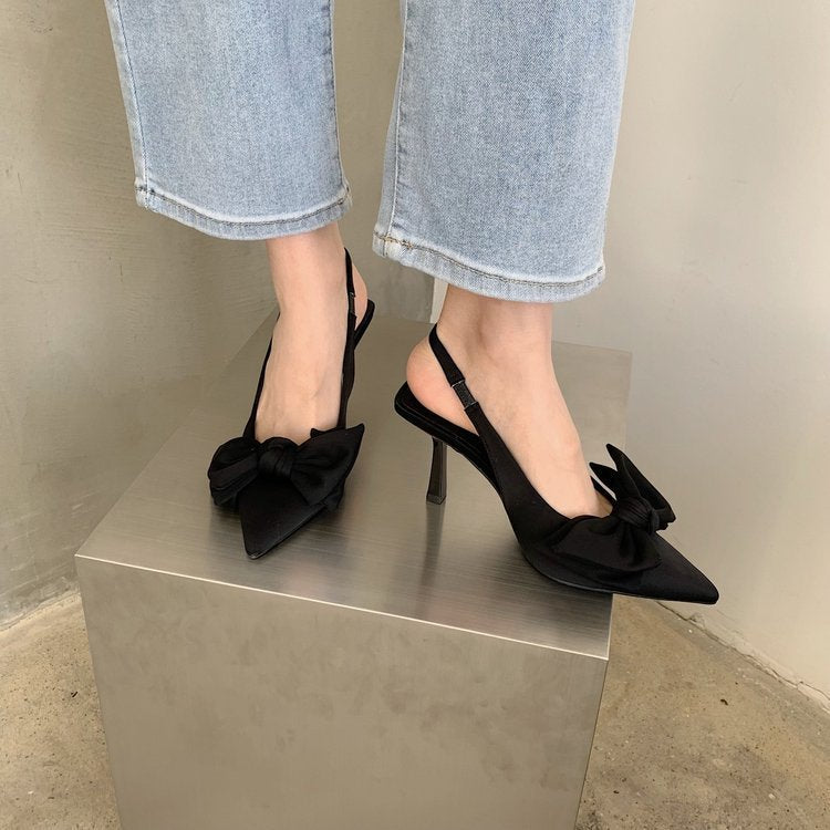 Dame Slingback-pumper med smart slipse-design og spidse tåparti Stilla