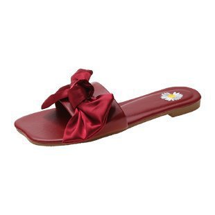 Dame Elegant Slippers med Sløjfe-design Stilla