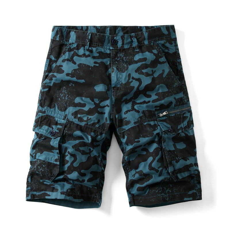 Herre Cargo Shorts med Utility-lommer Stilla