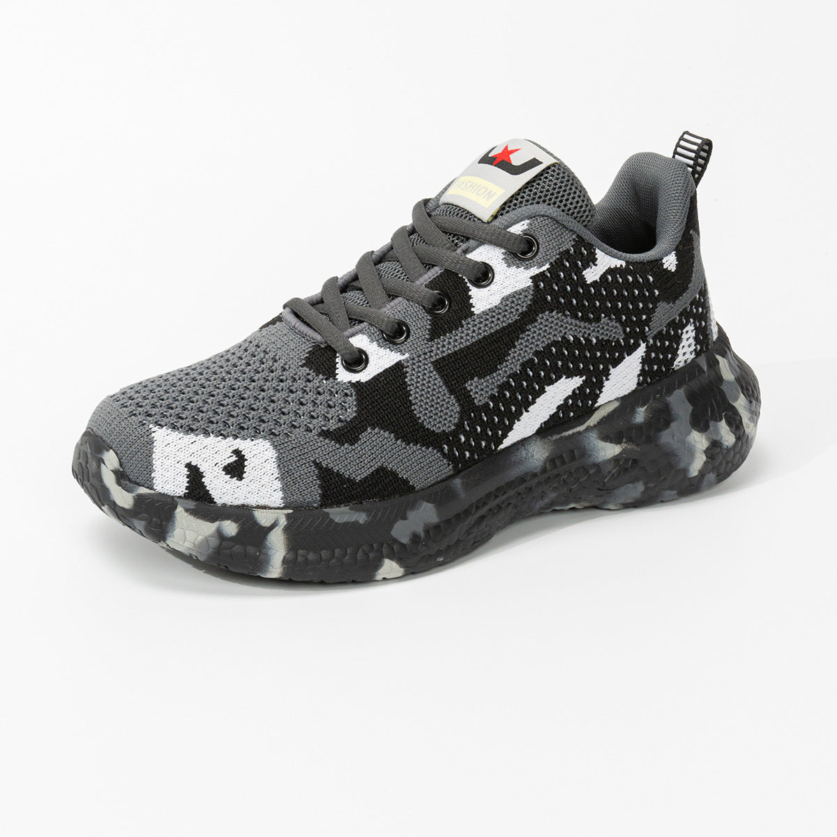 Herrer Dynamisk Camouflage Performance Sneakers Stilla
