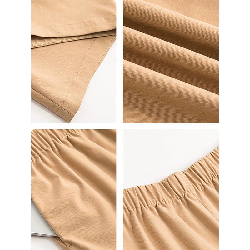 Dame luftig Culotte med asymmetrisk snit og elegant Pants-vare Stilla