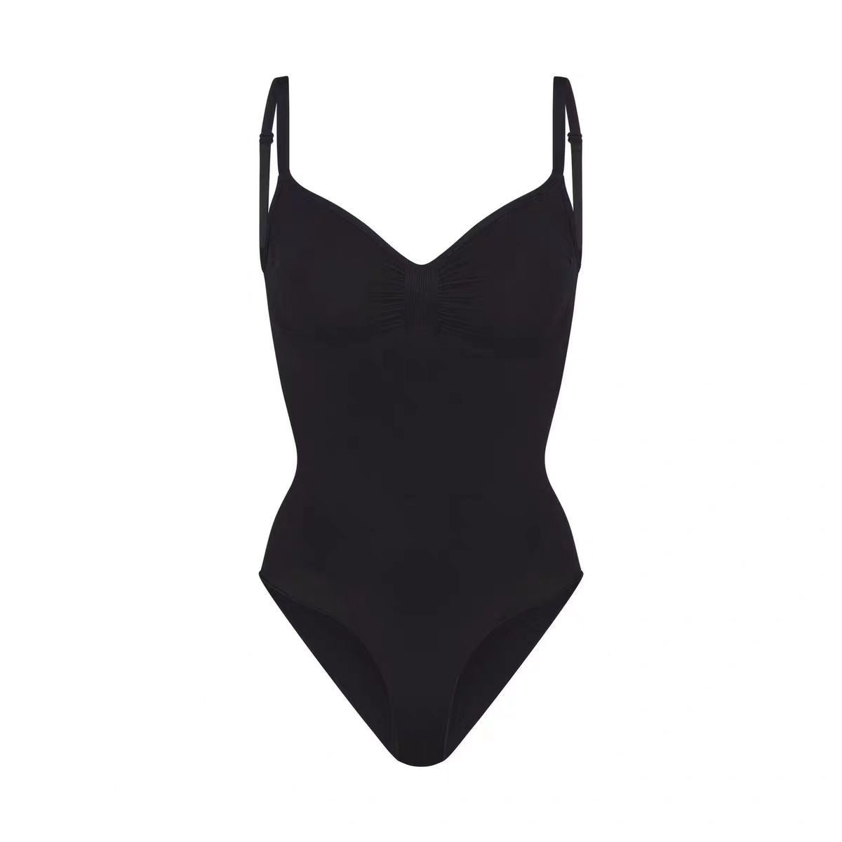 Dame Sømløs Justerbare Stropper Bodysuit Stilla
