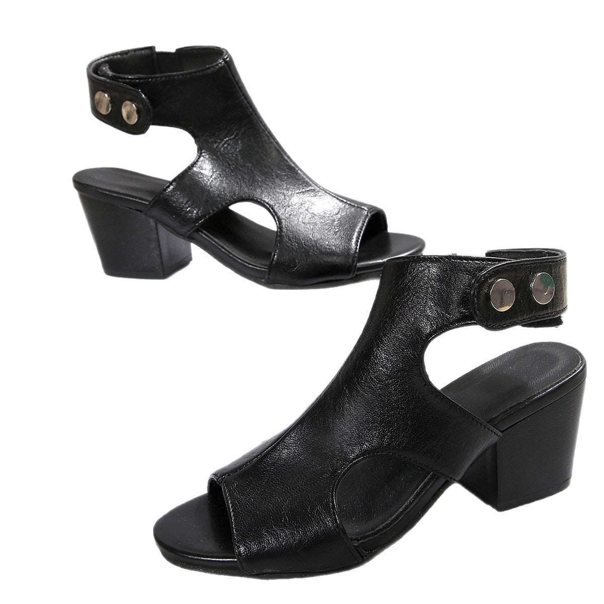 Dame Åbne Sko med Hæl Stilla