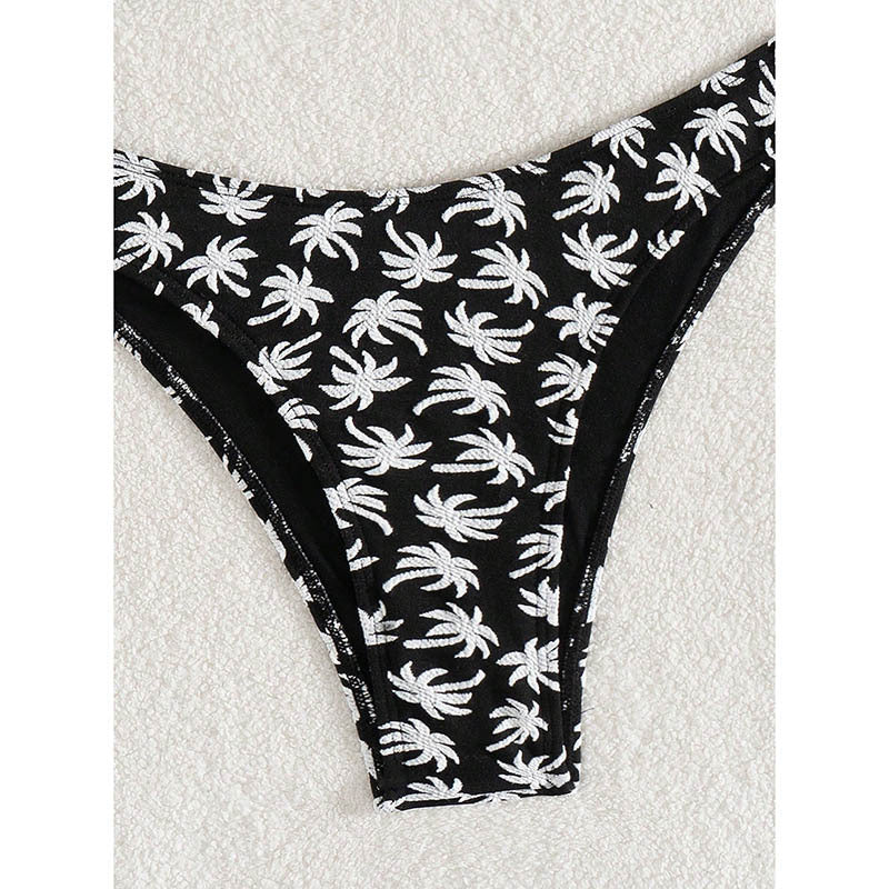 Dame Toppe Tropisk Tryk Bikini Sæt Stilla