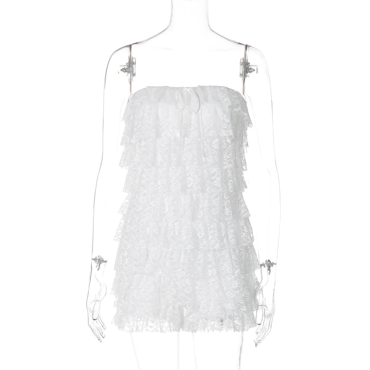 Dame Legesymasket Rullemønster Jumpsuit i Spids Stilla