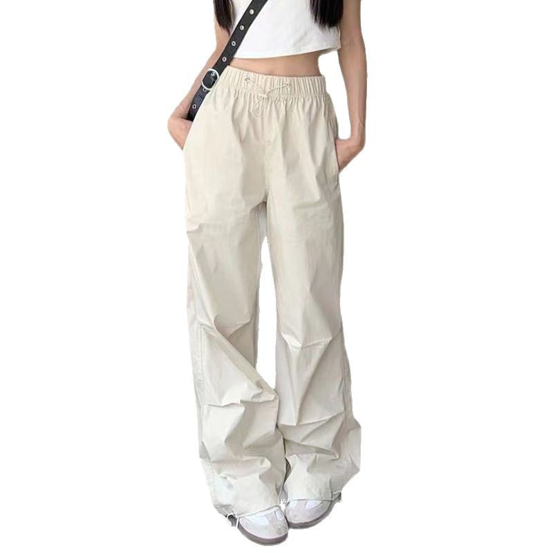 Dame afslappede cargo-bukser med elastisk talje og praktiske lommer Stilla