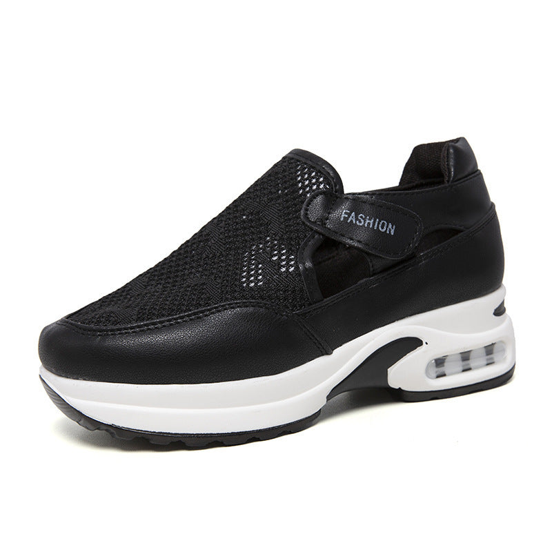 Dame Åndbare Fritidssneakers med komfortabel Velcro Stilla
