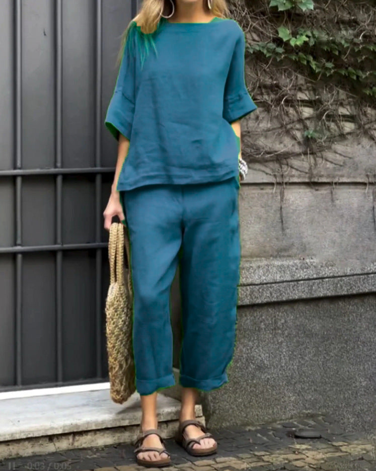 Dame afslappet sommeroutfit Stilla