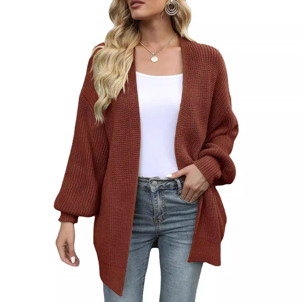 Femme Oversized Chunky Strikjakke Stilla