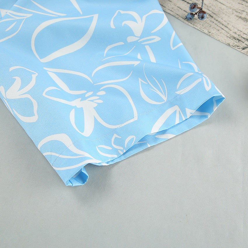 Dame afslappet lounge-sæt med blomsterprint og løs pasform Stilla