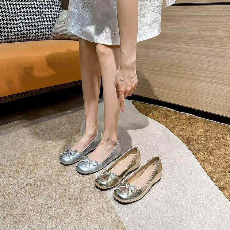 Dame Ballerinas med modeshøjdepunkts detaljer og høj kvalitets sål Stilla