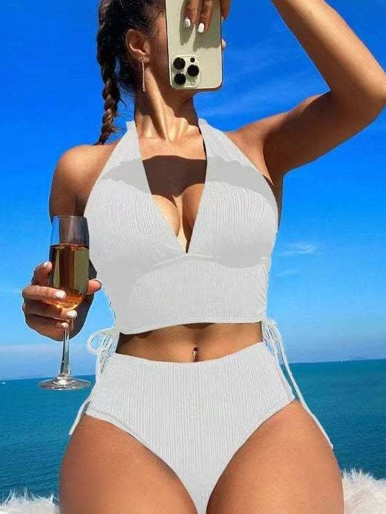 Dame højskåret bikini med brugervenligt top Stilla