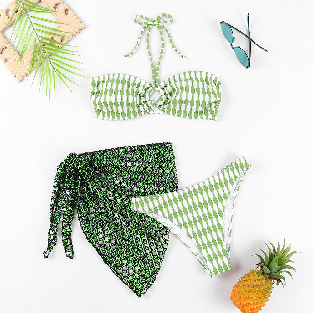 Dame Bikini-Sæt med trendy knude detalje og kvalitetsstof Stilla