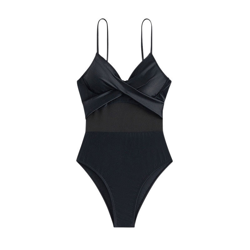 Dame Elegant Jumpsuit med Vikkel-Design Stilla