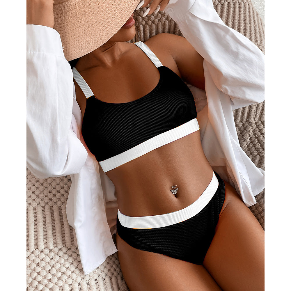 Dame bikini-sæt med sport design og justerbare stropper Stilla