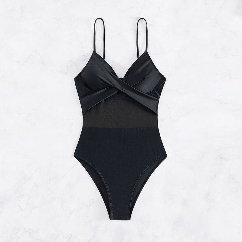 Dame Elegant Jumpsuit med Vikkel-Design Stilla