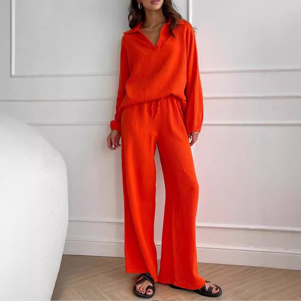Damer Komfortabel Jumpsuit med bredde ben og løs pasform Stilla