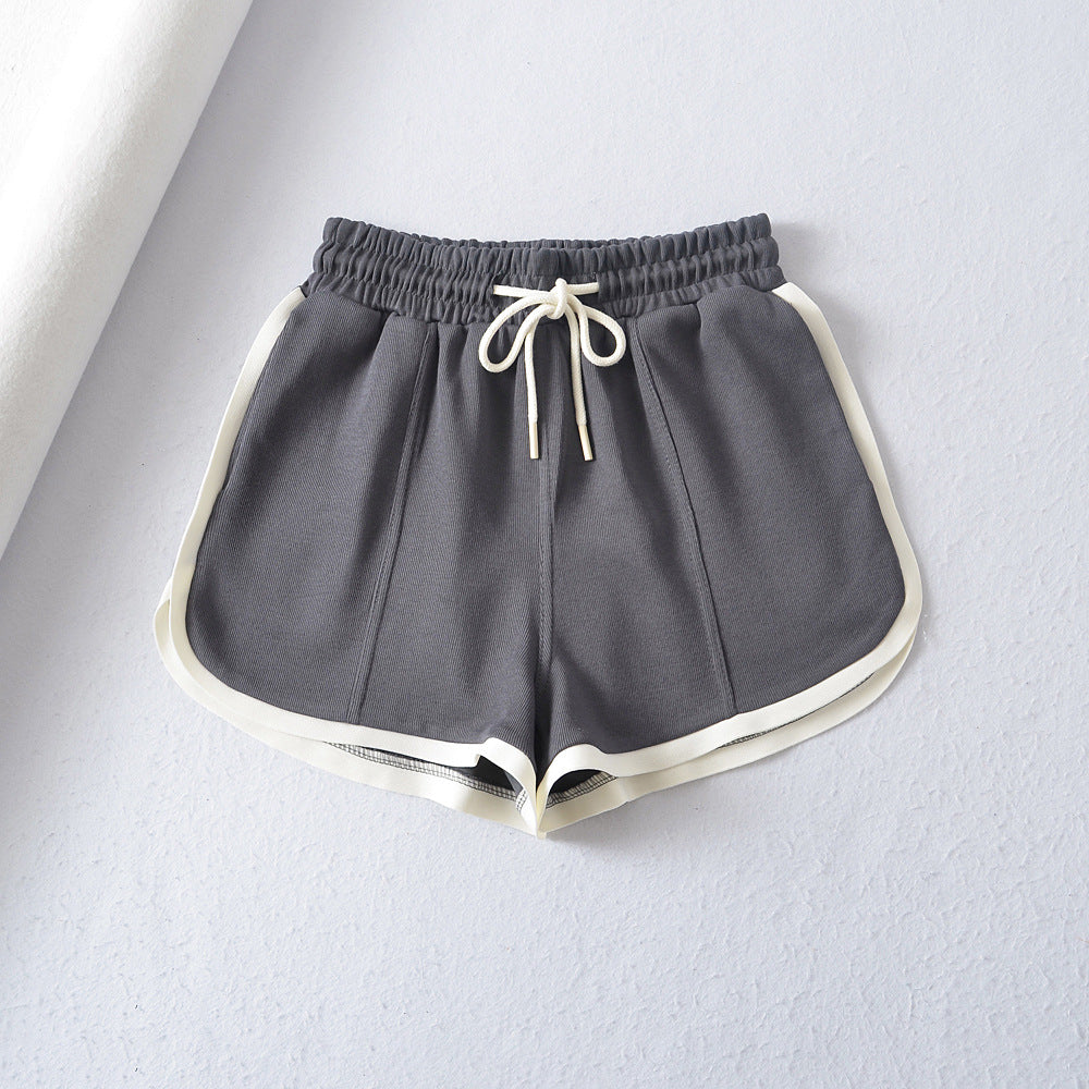 Dame Sporty Sweatshorts med elastisk talje og praktiske lommer Stilla