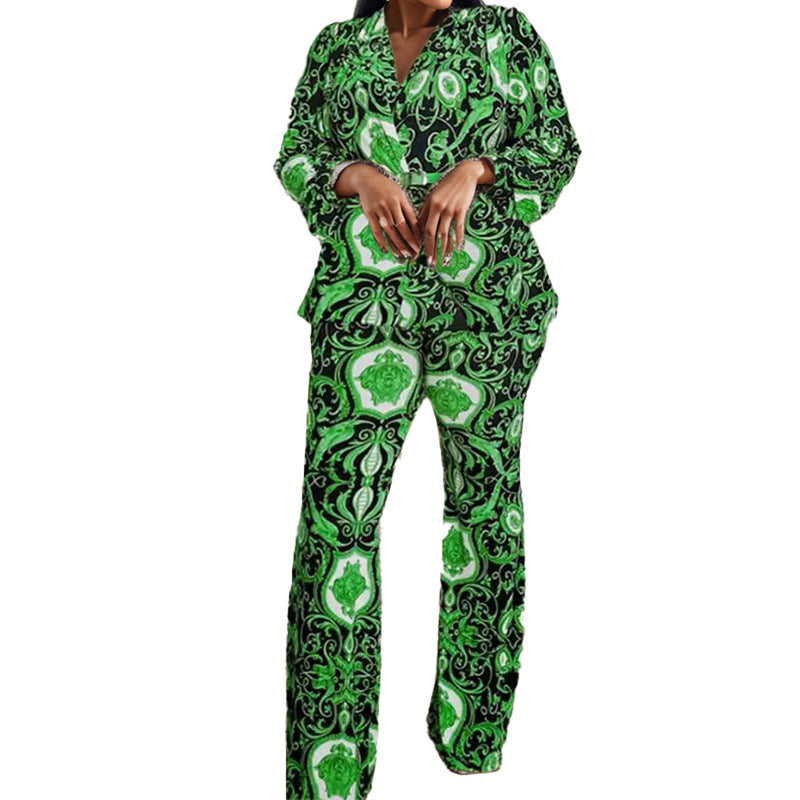 Dame Elegant og kunstnerisk designet overdel med vidde jumpsuit Stilla
