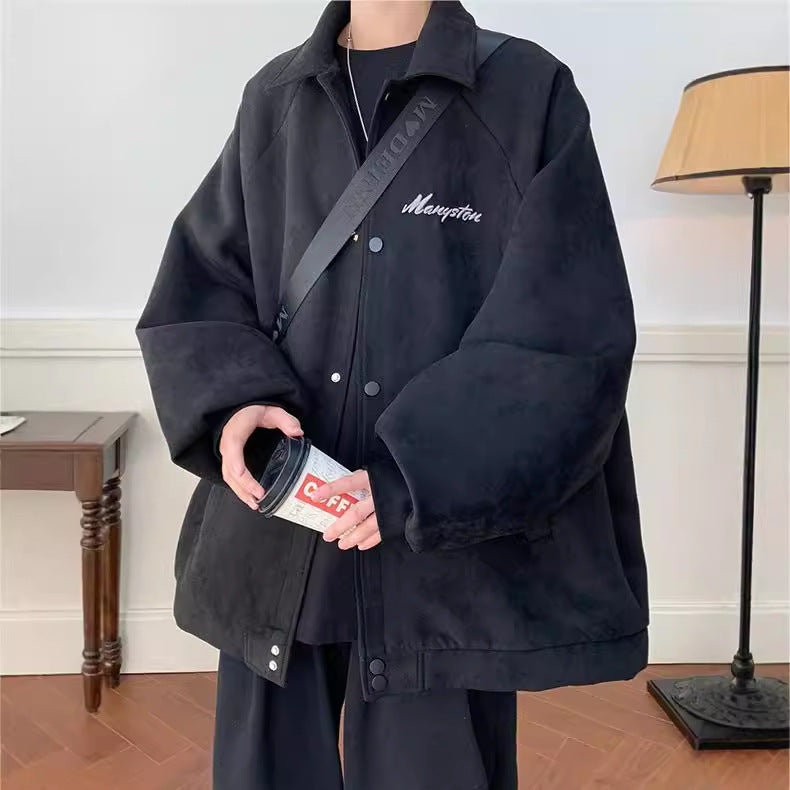 Dame oversized quiltet jakke i vævet trykt materiale med moderne design Stilla