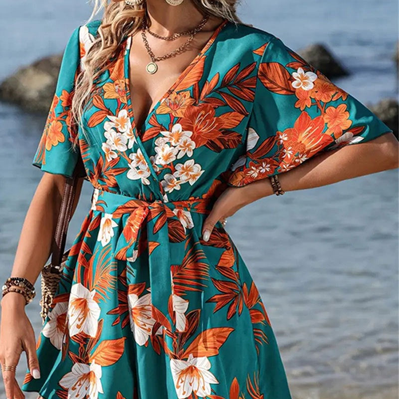 Dame Floral Wrap Jumpsuit Stilla