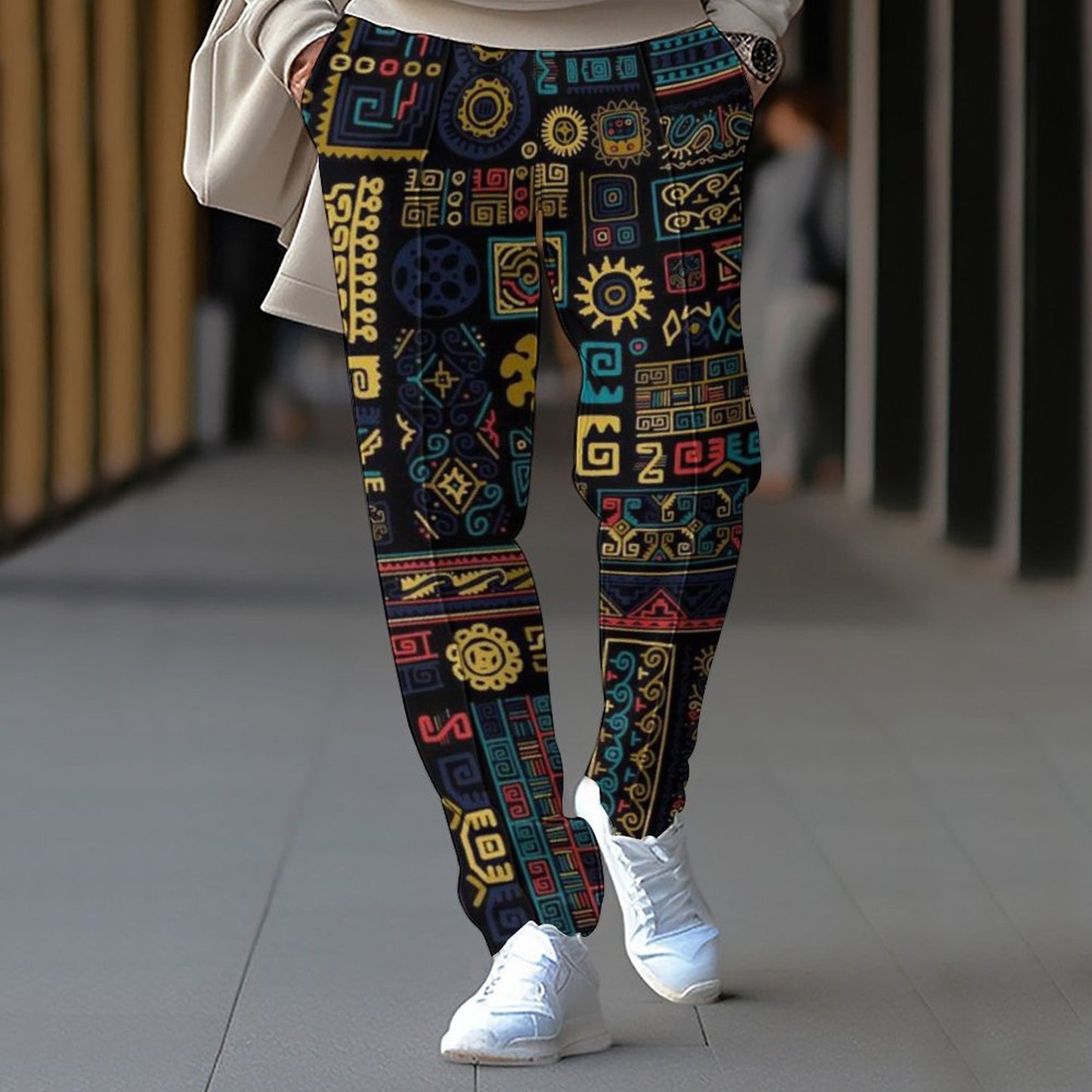 Dame farverige leggings Stilla
