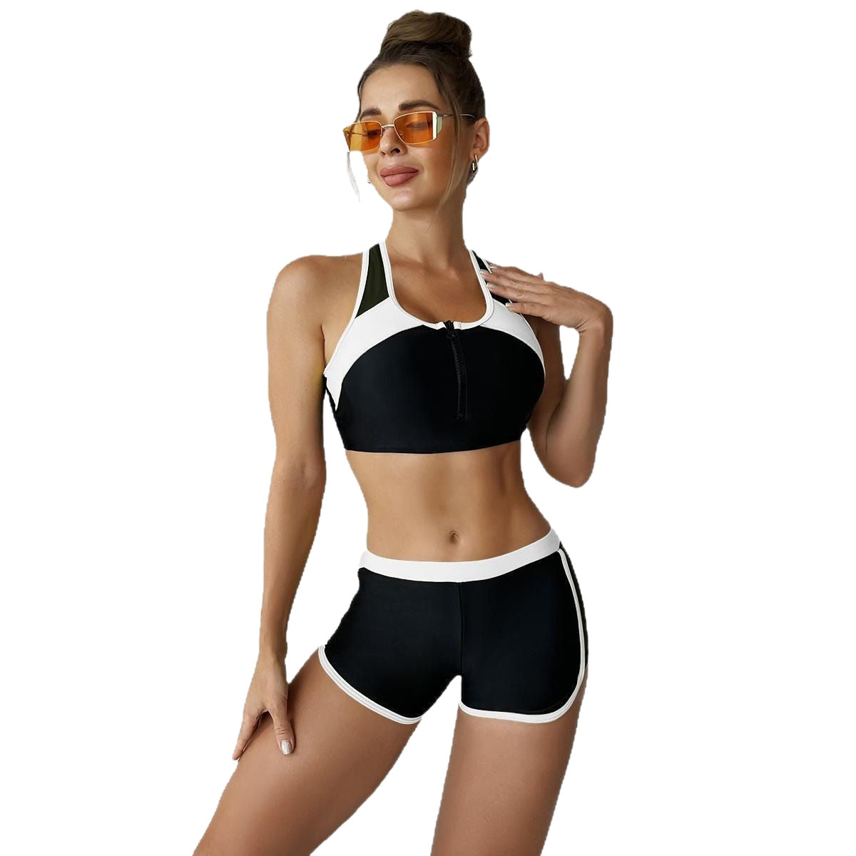 Dame sport-bikini-sæt med høj bærekomfort og stilfuldt design Stilla