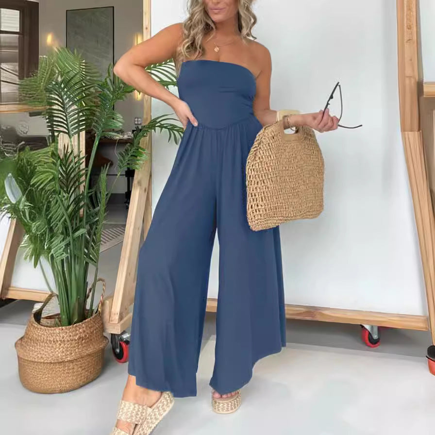 Kvinde Strapless Bred Ben Jumpsuit Stilla 1750322261
