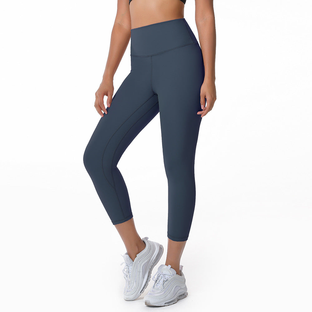 Dame højtydende leggings med høj talje og åndbart stof Stilla