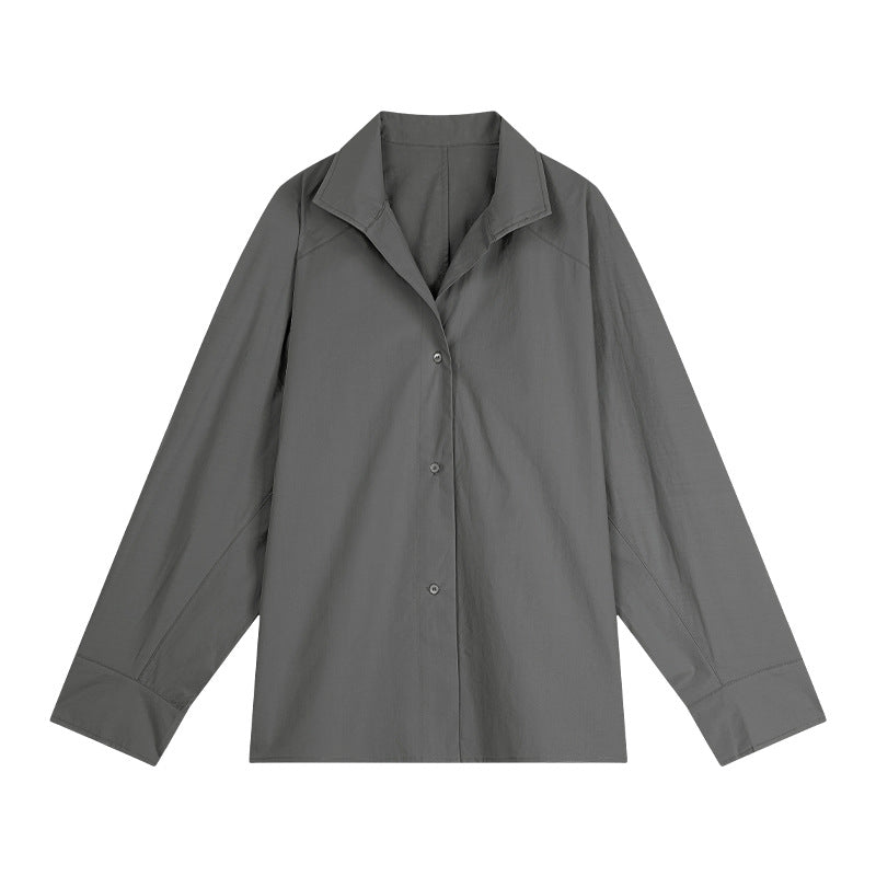 Dame afslappet skjorte med moderne snit og fine stofdetaljer Stilla