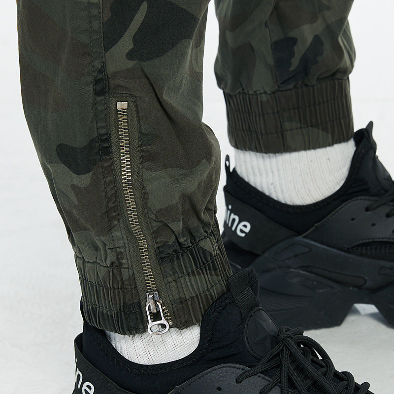 Herrer Camo Utility Cargo Bukser Stilla