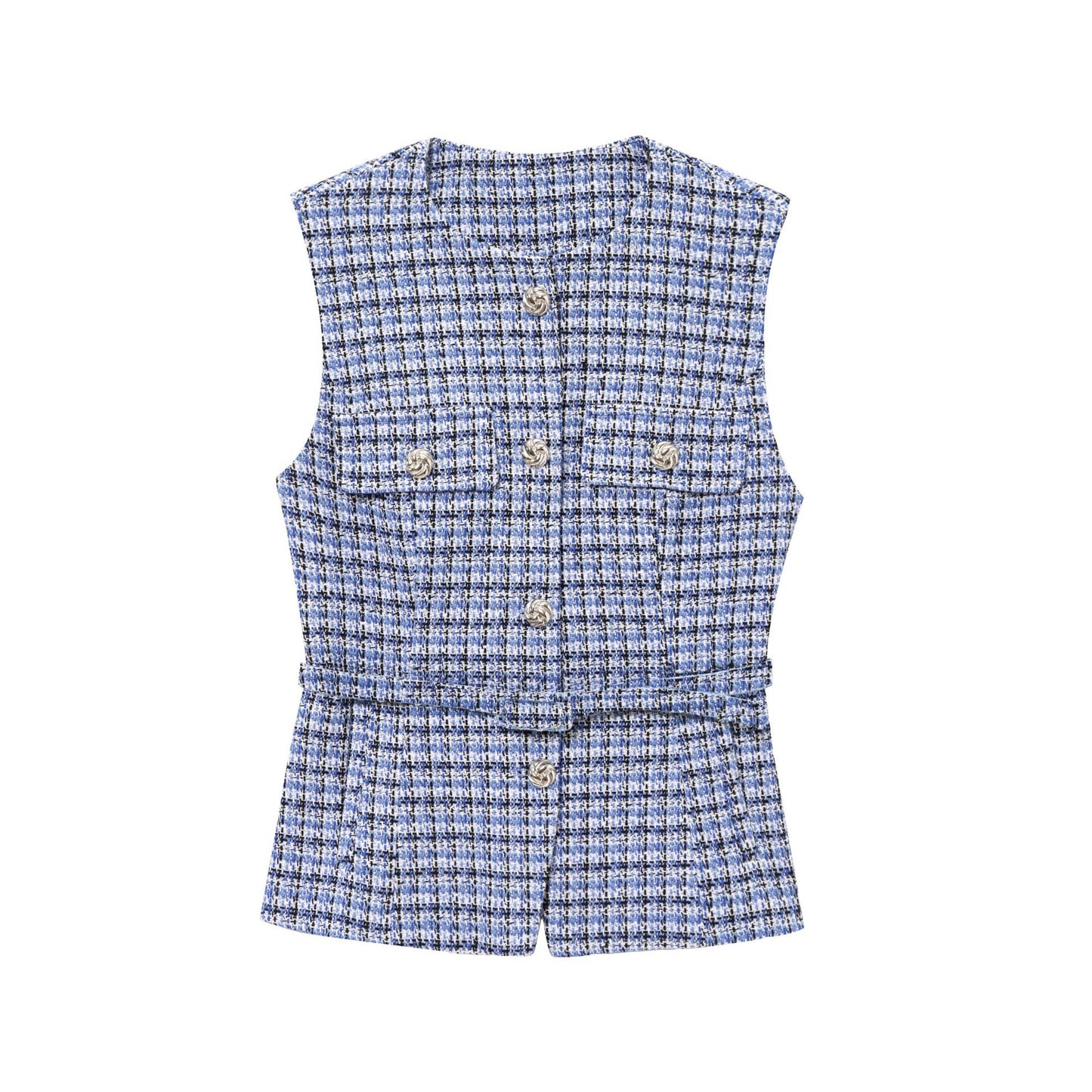 Femme Struktureret ærmeløs utility vest Stilla