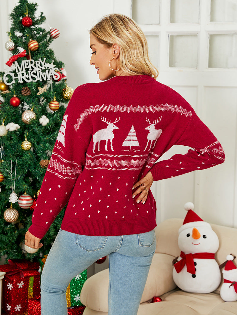 Stilla | Elegant Langærmet O Hals Trykt Sweatshirt