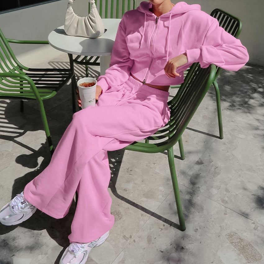 Dame fritids jumpsuit-sæt med høj talje og løs pasform Stilla